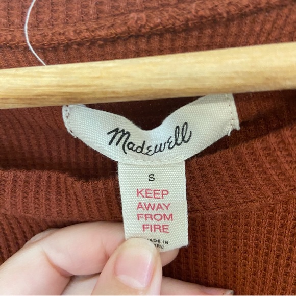 Madewell waffle knit pajama top - Picture 2 of 3